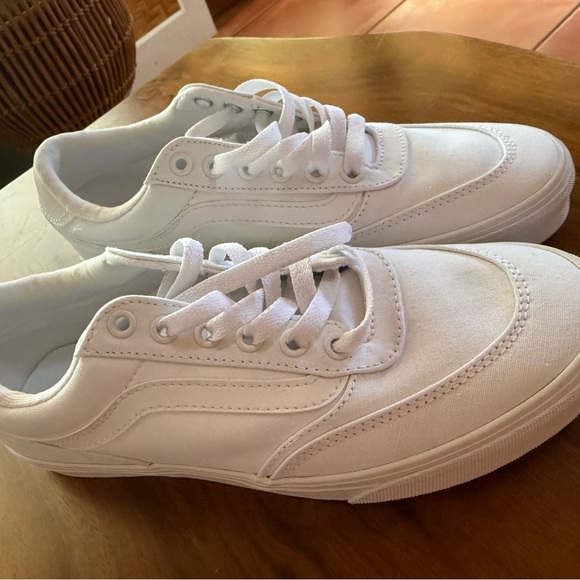 Vans Classic White Lace-Up Sneakers - Picture 3 of 7